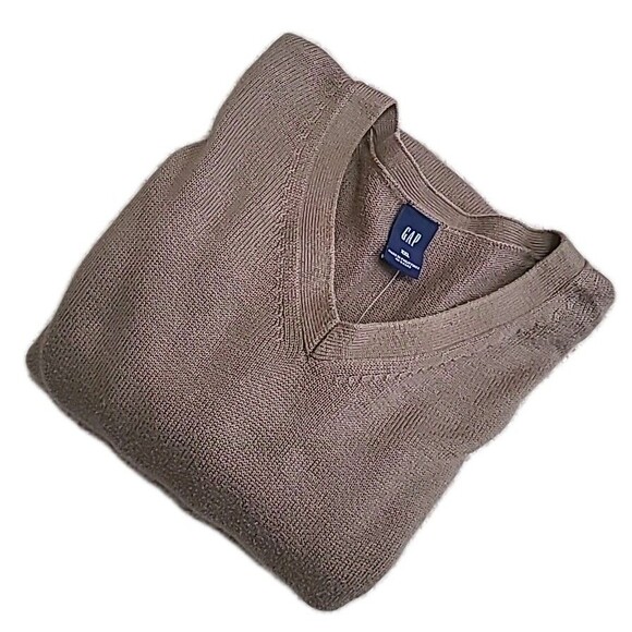 GAP Other - Vtg Gap Sweater Mens XXL Brown V-neck  Preppy Lightweight Career Casual Y2K